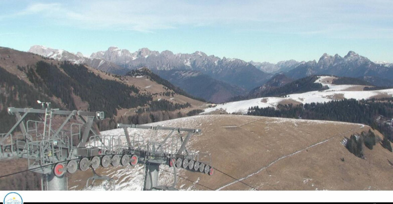 Webcam Passo Brocon-Marande - Panorama vs. Paradiso