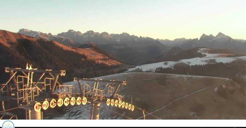Webcam Passo Brocon-Marande - Panorama vs. Paradiso