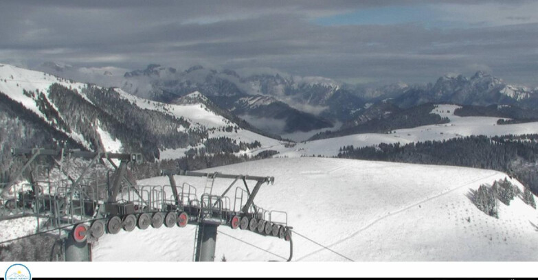 Webcam Passo Brocon-Marande - Panorama vs. Paradiso