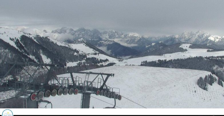 Webcam Passo Brocon-Marande - Panorama vs. Paradiso