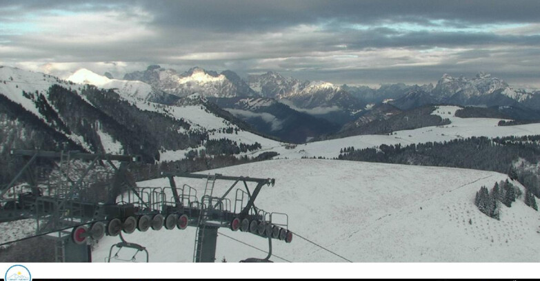 Webcam Passo Brocon-Marande - Panorama vs. Paradiso