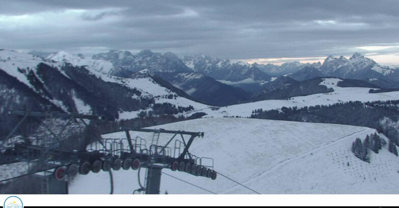 Webcam Passo Brocon-Marande - Panorama vs. Paradiso