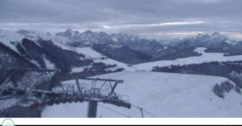 Webcam Passo Brocon-Marande - Panorama vs. Paradiso