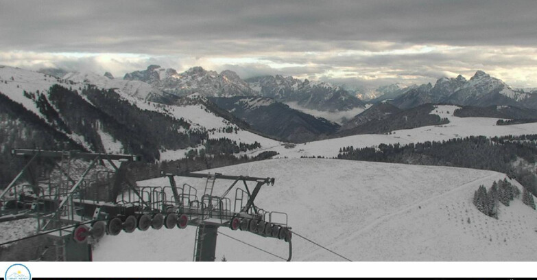 Webcam Passo Brocon-Marande - Panorama vs. Paradiso