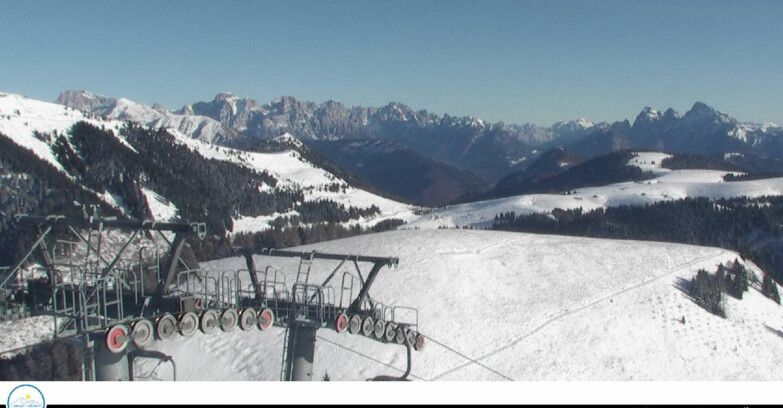 Webcam Passo Brocon-Marande - Panorama vs. Paradiso