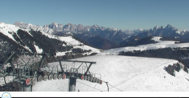Webcam Passo Brocon-Marande - Panorama vs. Paradiso