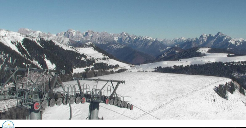 Webcam Passo Brocon-Marande - Panorama vs. Paradiso