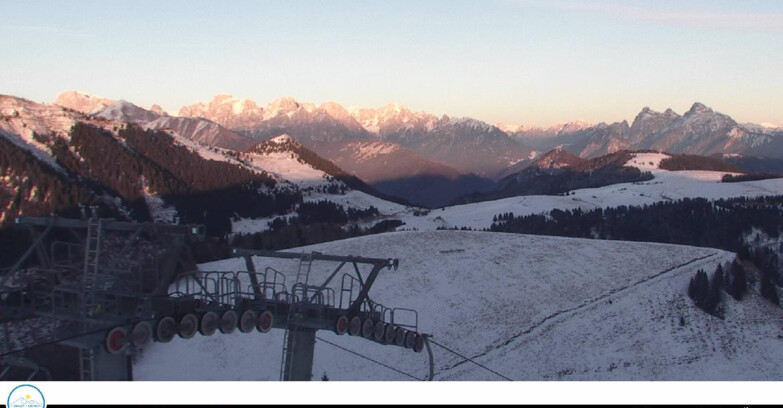 Webcam Passo Brocon-Marande - Panorama vs. Paradiso