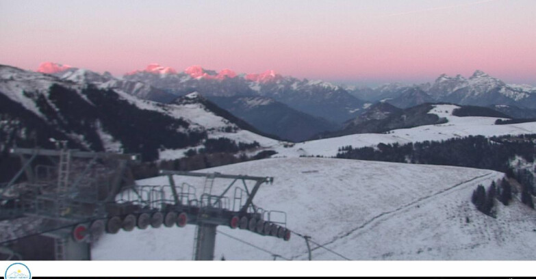 Webcam Passo Brocon-Marande - Panorama vs. Paradiso