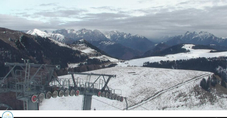 Webcam Passo Brocon-Marande - Panorama vs. Paradiso