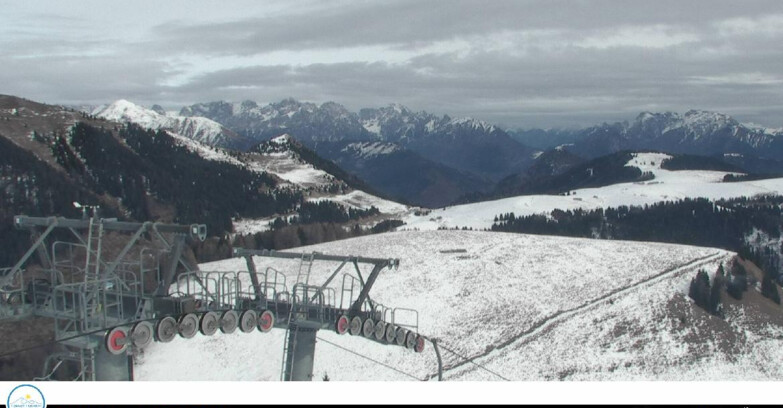 Webcam Passo Brocon-Marande - Panorama vs. Paradiso