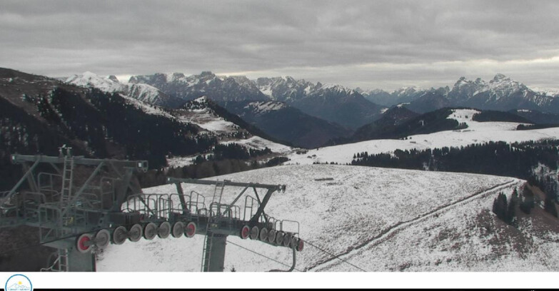 Webcam Passo Brocon-Marande - Panorama vs. Paradiso