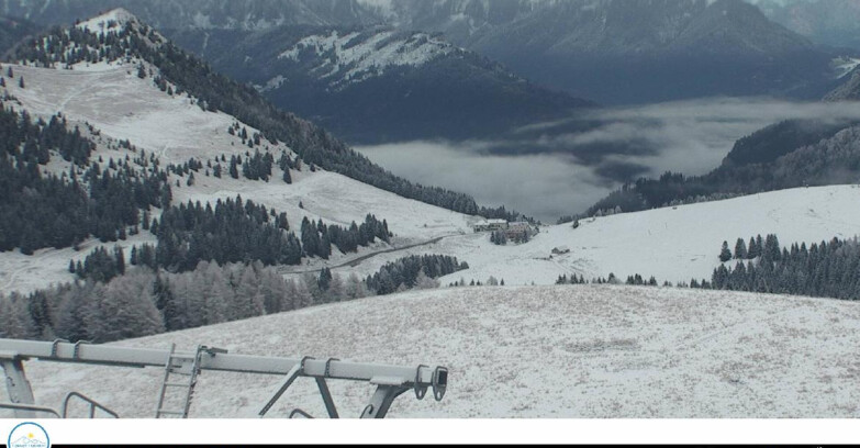 Webcam Passo Brocon-Marande - Panorama vs. Paradiso