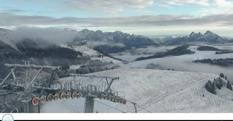 Webcam Passo Brocon-Marande - Panorama vs. Paradiso