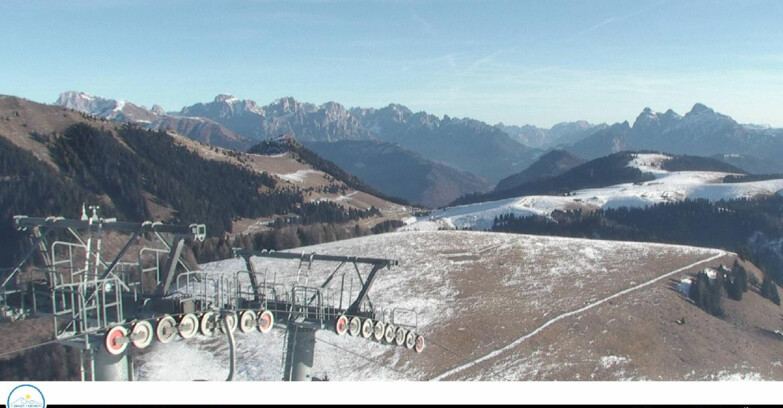 Webcam Passo Brocon-Marande - Panorama vs. Paradiso