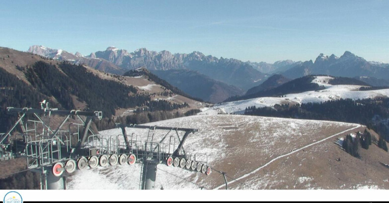 Webcam Passo Brocon-Marande - Panorama vs. Paradiso