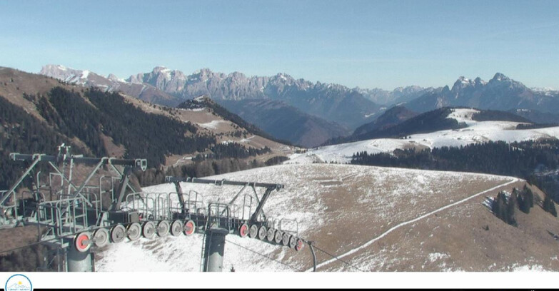 Webcam Passo Brocon-Marande - Panorama vs. Paradiso