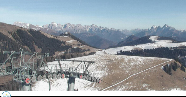 Webcam Passo Brocon-Marande - Panorama vs. Paradiso