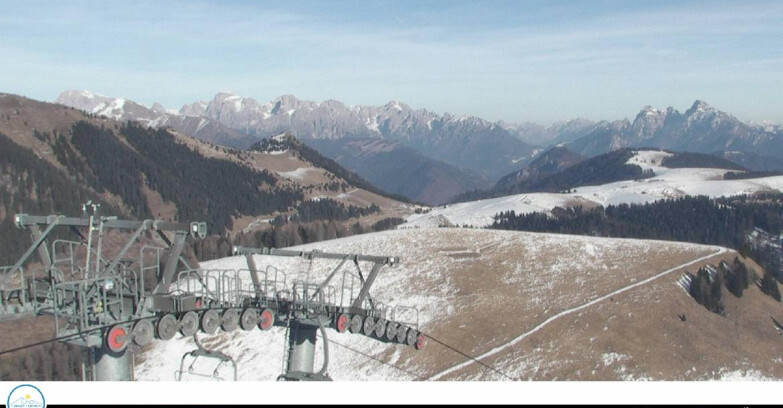 Webcam Passo Brocon-Marande - Panorama vs. Paradiso