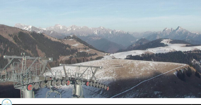 Webcam Passo Brocon-Marande - Panorama vs. Paradiso