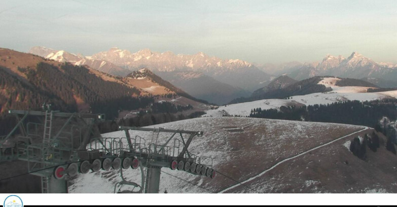 Webcam Passo Brocon-Marande - Panorama vs. Paradiso