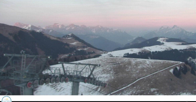 Webcam Passo Brocon-Marande - Panorama vs. Paradiso