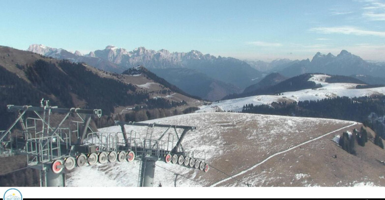 Webcam Passo Brocon-Marande - Panorama vs. Paradiso