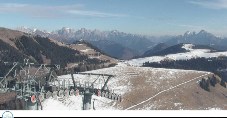 Webcam Passo Brocon-Marande - Panorama vs. Paradiso