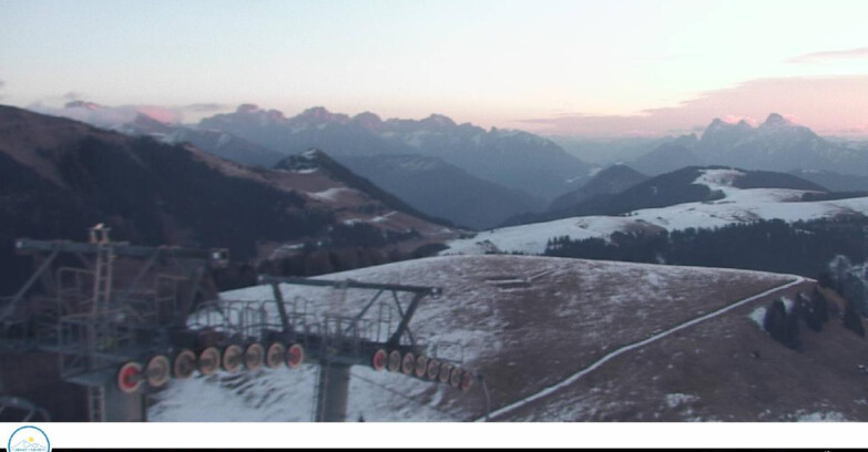 Webcam Passo Brocon-Marande - Panorama vs. Paradiso