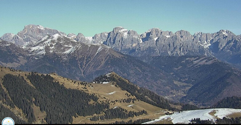 Webcam Passo Brocon-Marande - Brocon Pass and Pale di S.Martino 