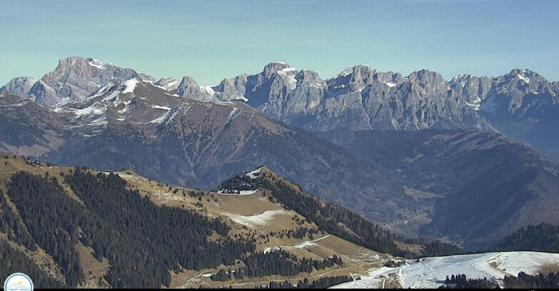 Webcam Passo Brocon-Marande - Brocon Pass and Pale di S.Martino 