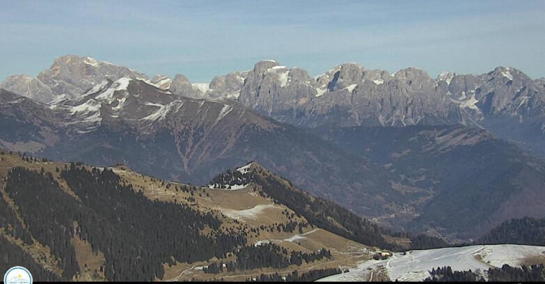 Webcam Passo Brocon-Marande - Brocon Pass and Pale di S.Martino 