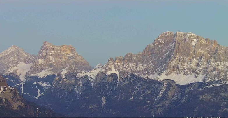 Webcam Passo San Pellegrino-Falcade - Pelmo e Civetta