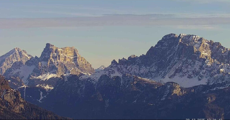 Webcam Passo San Pellegrino-Falcade  - Pelmo e Civetta