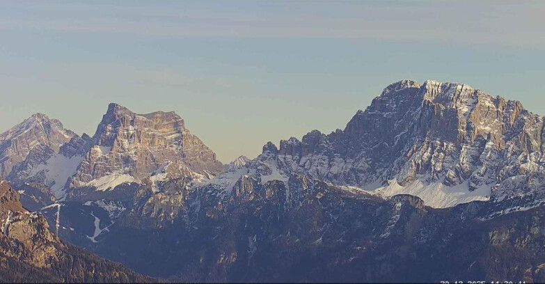 Webcam Passo San Pellegrino-Falcade - Pelmo e Civetta