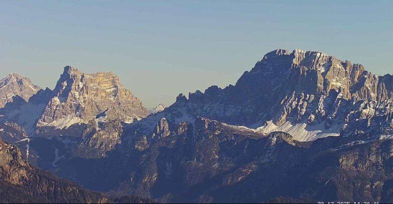 Webcam Passo San Pellegrino-Falcade - Pelmo e Civetta