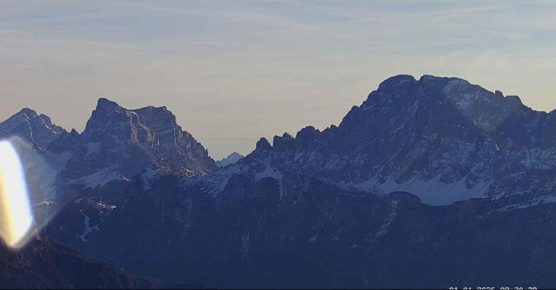Webcam Пассо Сан-Пеллегрино-Фалькаде  - Pelmo e Civetta