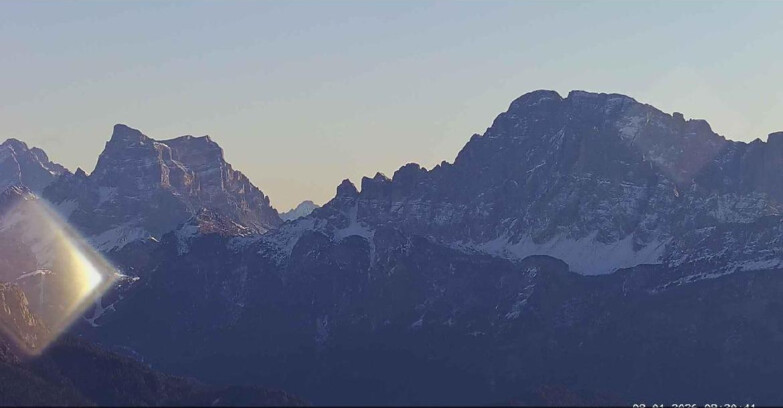 Webcam Passo San Pellegrino-Falcade  - Pelmo e Civetta