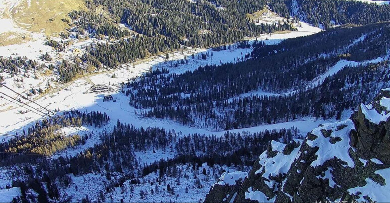 Webcam Passo San Pellegrino-Falcade - Pista Funivia