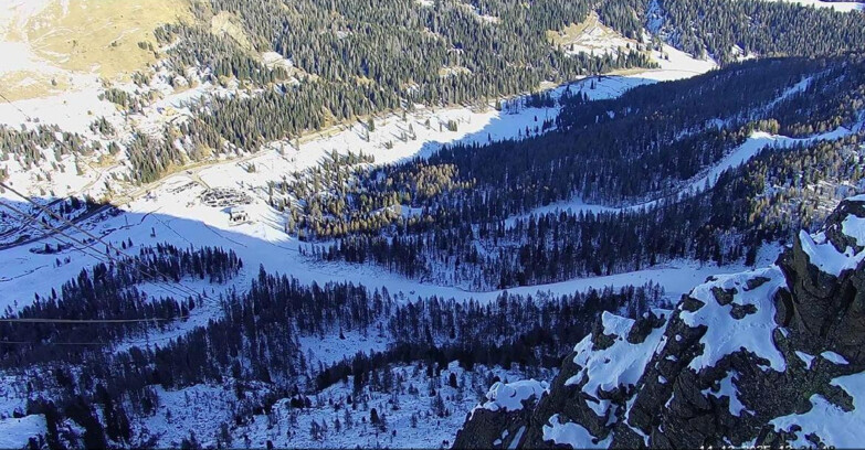 Webcam Passo San Pellegrino-Falcade - Pista Funivia