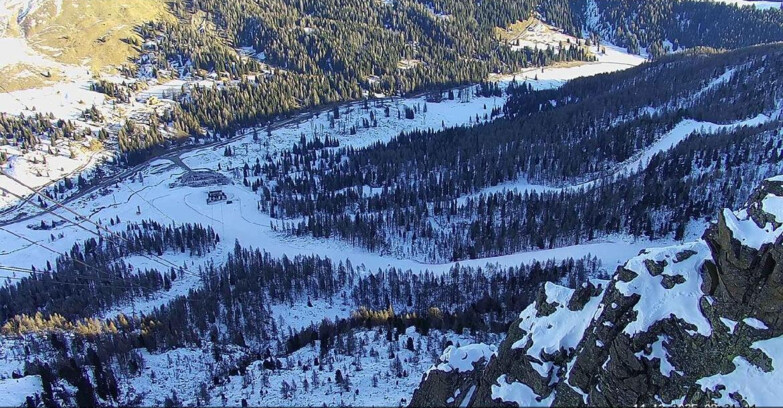 Webcam Passo San Pellegrino-Falcade - Pista Funivia