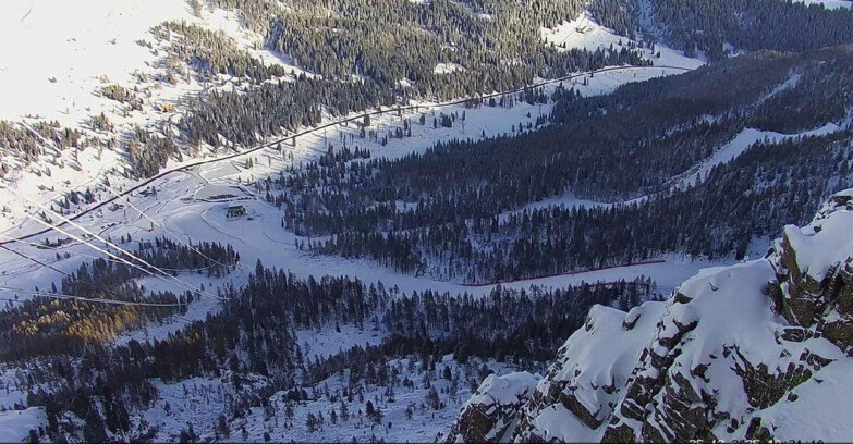 Webcam Passo San Pellegrino-Falcade  - Pista Funivia