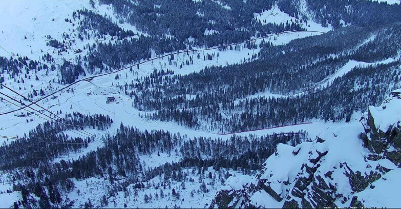 Webcam Passo San Pellegrino-Falcade  - Pista Funivia