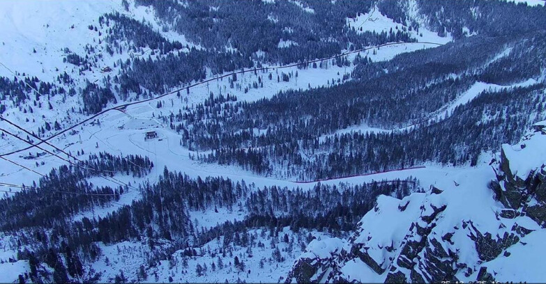 Webcam Passo San Pellegrino-Falcade  - Pista Funivia