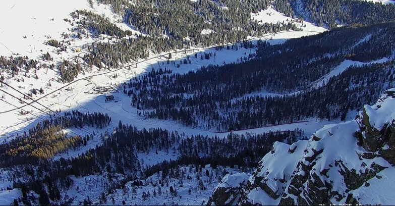Webcam Passo San Pellegrino-Falcade  - Pista Funivia