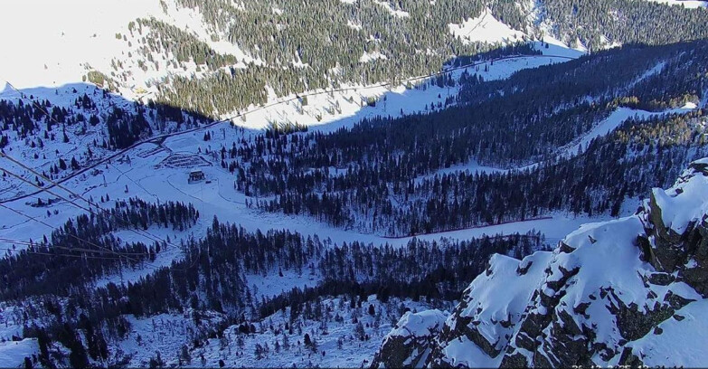 Webcam Passo San Pellegrino-Falcade  - Pista Funivia