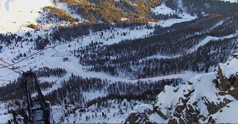 Webcam Пассо Сан-Пеллегрино-Фалькаде  - Pista Funivia