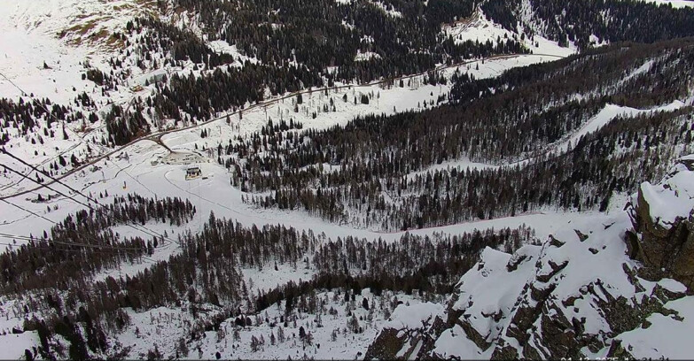 Webcam Passo San Pellegrino-Falcade - Pista Funivia