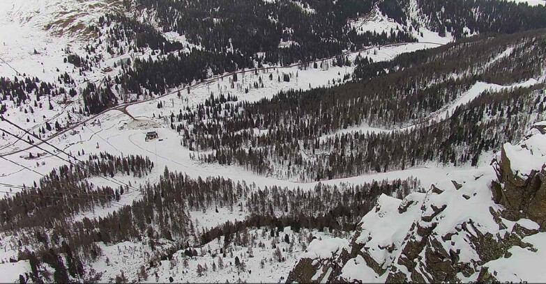 Webcam Passo San Pellegrino-Falcade - Pista Funivia