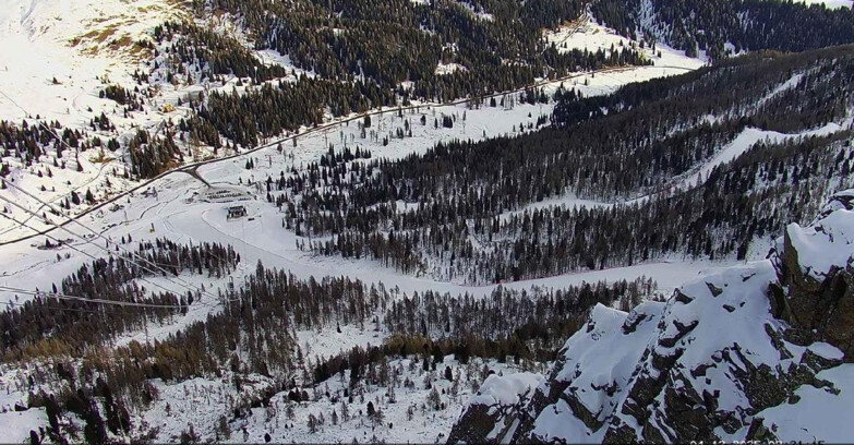 Webcam Passo San Pellegrino-Falcade - Pista Funivia
